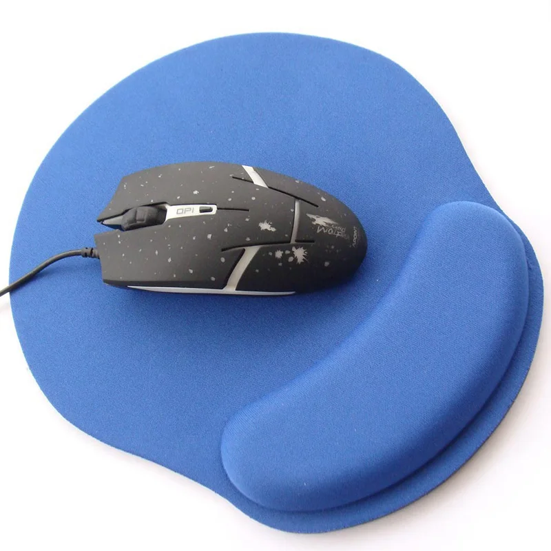 

Solid Anti-Slip Mouse Pad Wristband Comfortable Mice Mat For Game Computer PC Laptop Valentine's Day Gift With Wrist Protect