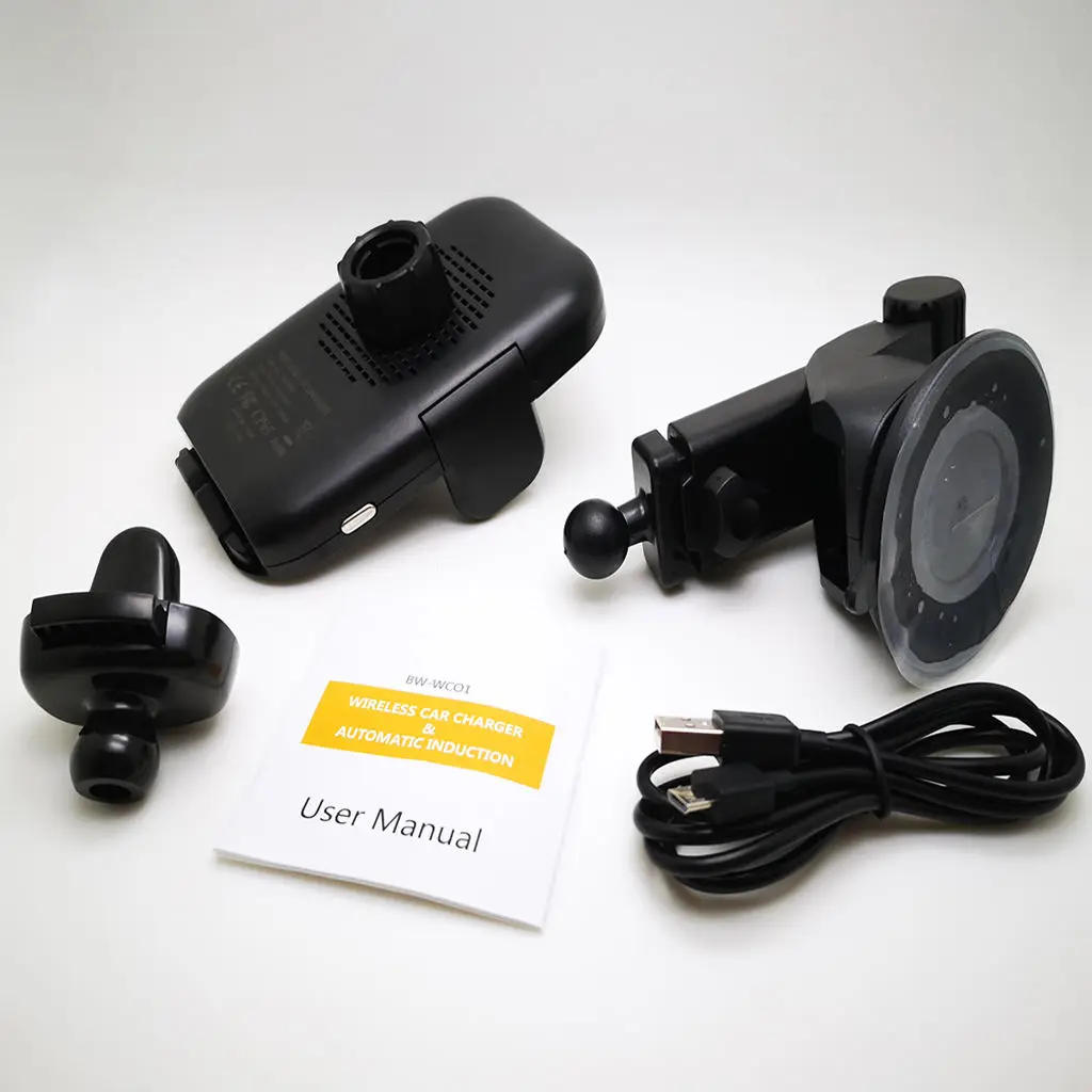 

Беспроводное Автомобильное быстрое зарядное устройство, держатель для телефона, кронштейн, Интеллектуальный автоматический датчик зарядк...