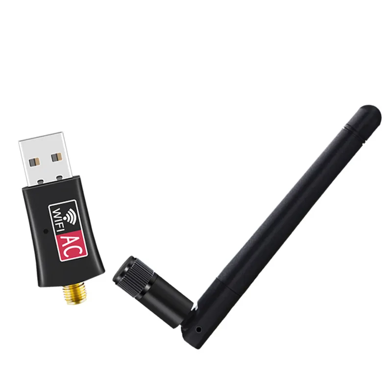 Беспроводной USB Wi Fi адаптер AC600 Двухдиапазонный 600 Мбит/с 2 4 ГГц 5 с антенной ПК