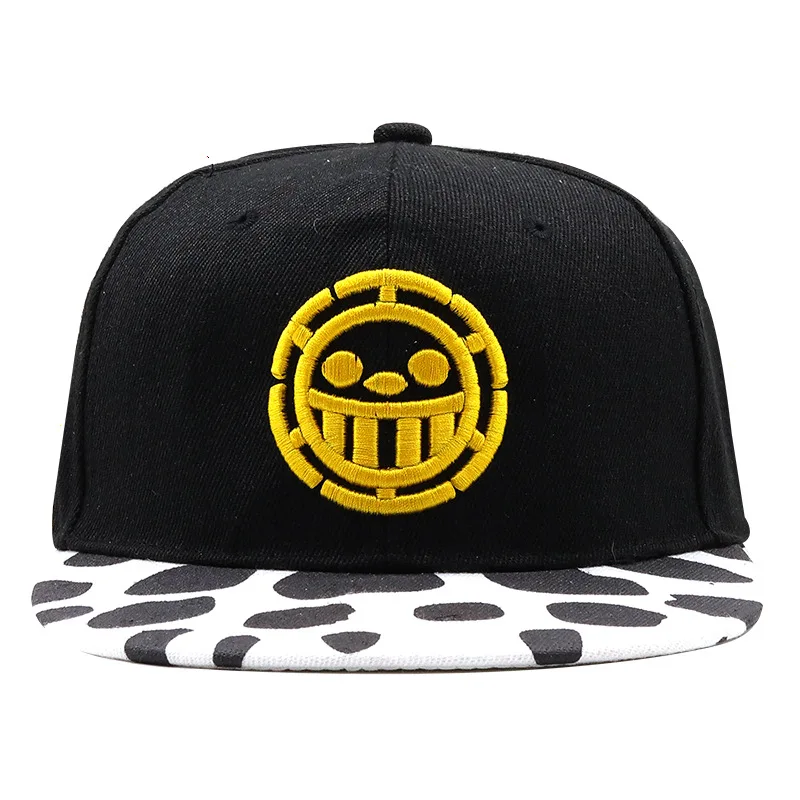 Аниме ONE PIECE Monkey D. Регулируемая шапка с вышивкой Luffy Trafalgar Law Tony Chopper для косплея |
