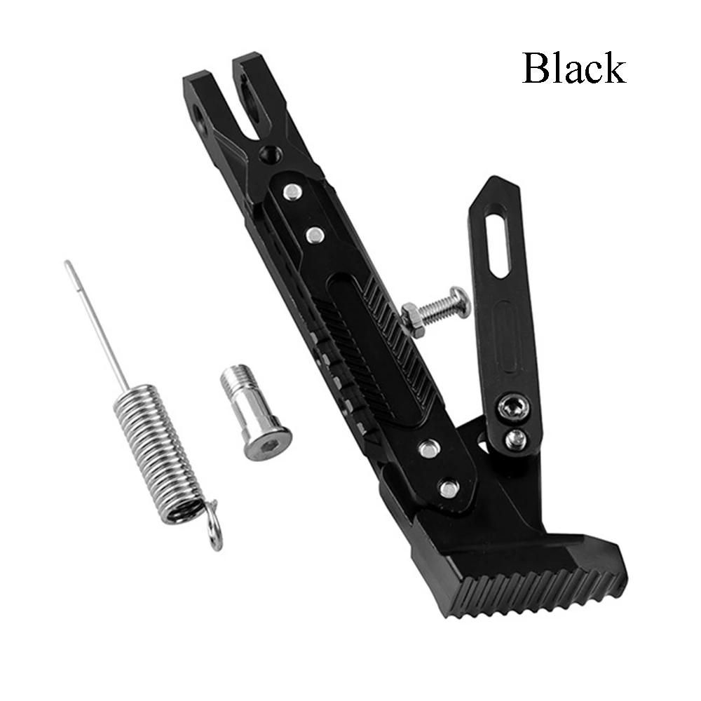 

CNC Aluminium Alloy Motorcycle Kickstand max Adjustable 60mm Side no-slip support bracket Motorcycle Modified parking bracket
