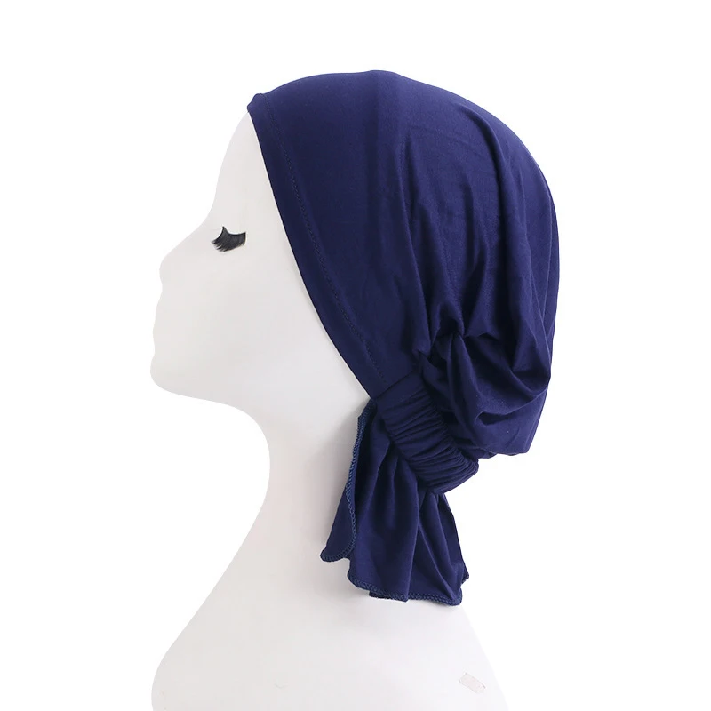 

Soft Modal Muslim Turban For Women Inner Hijab Islamic Cap India Turban Elastic Comfortable Turban Cap Elastic Hat Bottoming Cap