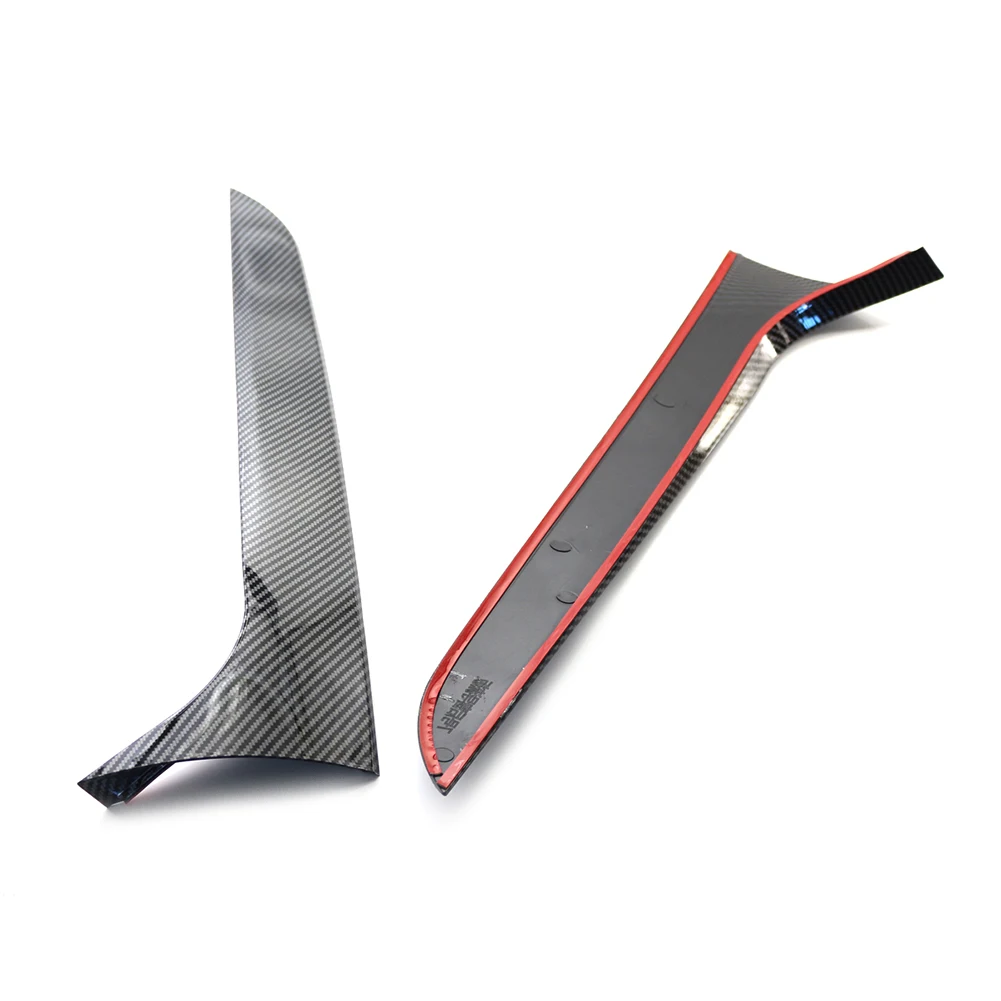 2x автомобильный спойлер на заднее окно боковой Canard Splitter Carbon ABS для Audi A4 B8 Allroad Avant