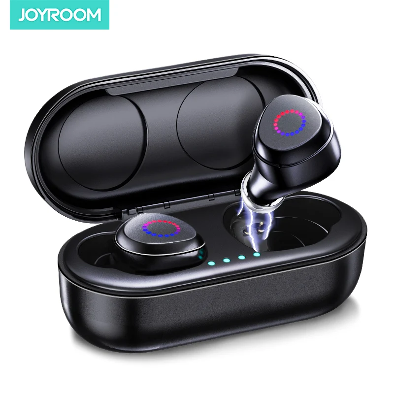 

Joyroom TWS 5.0 Bluetooth Earphones IPX7 WaterProof 3D Stereo Sports Wireless Earphone With Dual Microphone Handsfree Earbuds JR