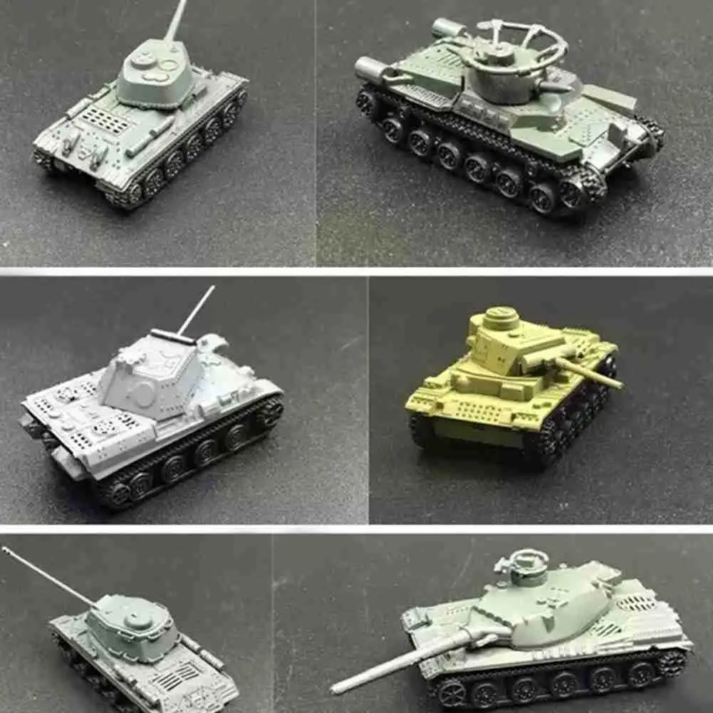 Фото Модель танка Panzerkampfwagen T-34/85 масштаба 1/144 для сборки 4D в комплекте с строительными кирпичами военных действий армии AMX-30MAIN D9X7 Модель танка Panzerkampfwagen T-34/85 масштаба 1/144 для сборки 4D в комплекте с строительными кирпичами военных действий армии AMX-30MAIN D9X7