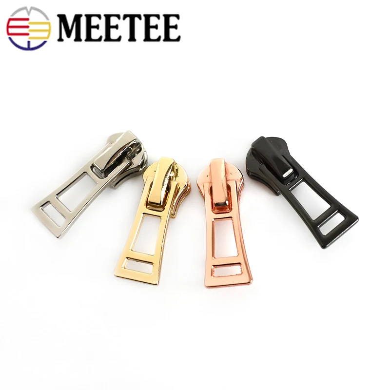 Модная металлическая головка на молнии для куртки пальто с автоматическим