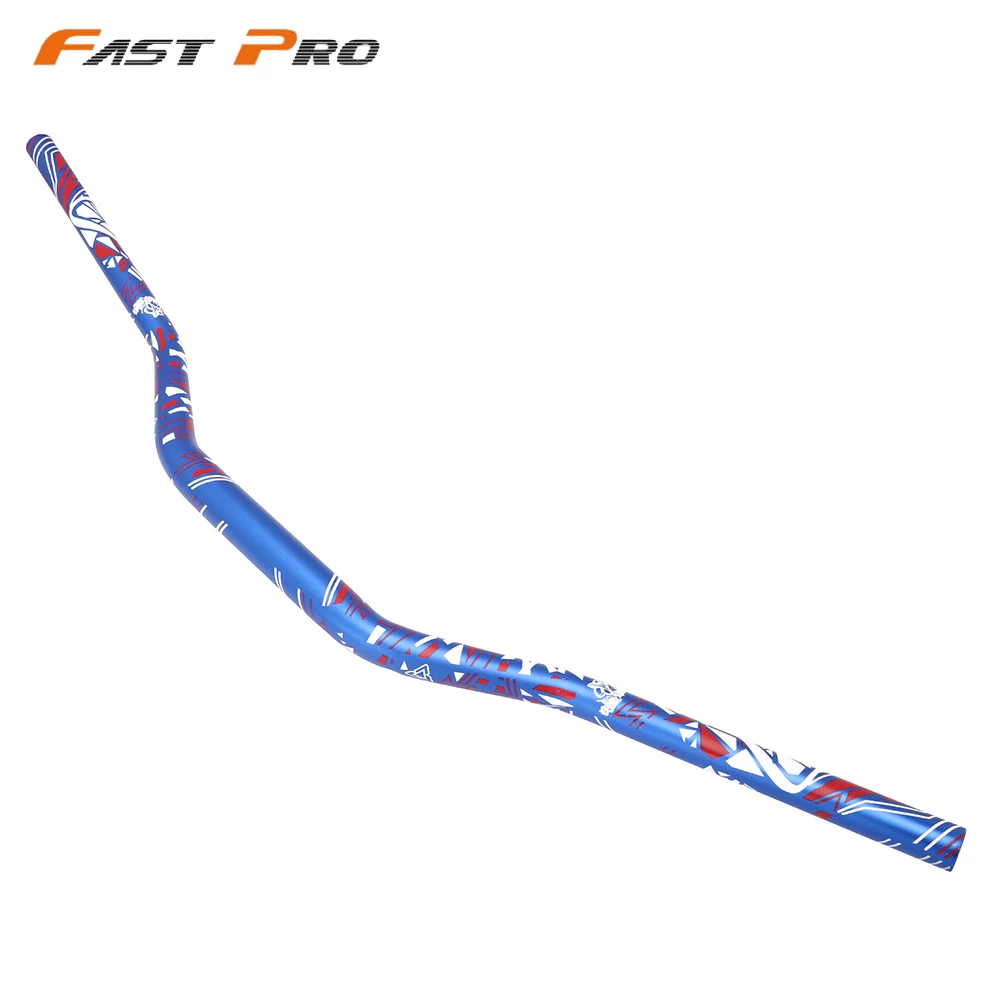 Мотоцикл Мотокросс алюминий 1 1/" 28 мм руль ручка трубы для KTM Yamaha CRF РМЗ KXF YZ80 YZ85 YZ125 YZ250 YZ450F WR250F - Цвет: Синий