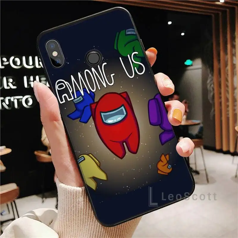 

Among us hot game funny Phone Case For Xiaomi Redmi Note 4 4x 5 6 7 8 pro S2 PLUS 6A PRO cover funda coque