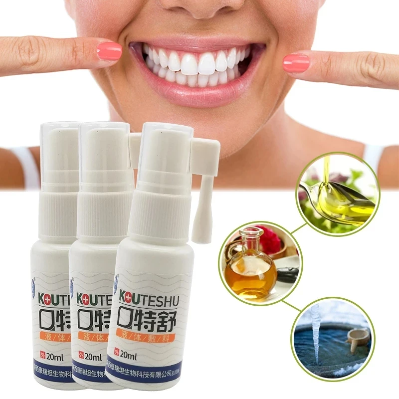 

20ml Mouth Clean Freshener Natural Herbal Spray Bee Propolis Antibacterial Oral Spray Oral Ulcers Toothache Bad Breath Treatment