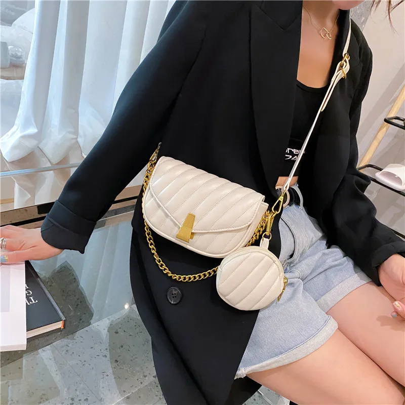 

Women Handbag 2-IN-1 Fashion Brand Messenger Bags for Women Pu Leather Crossbody Bag Lady Small Purse Handbag Totes Designer Bag