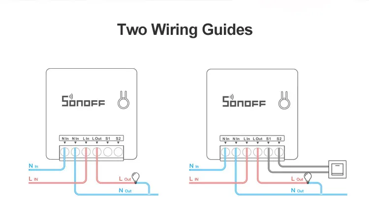 Sonoff Мини Базовый R2 R3 Wifi умный переключатель умный дом пульт дистанционного управления DIY таймер беспроводной переключатель работает с Alexa Google Home