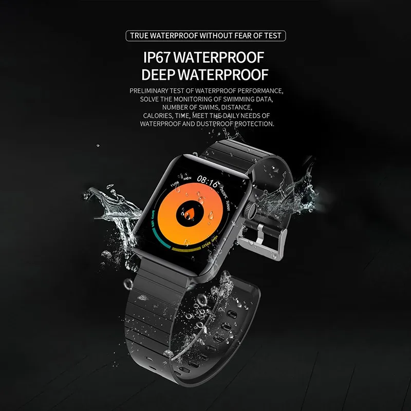 Смарт-часы M5 для мужчин и женщин экран 1 54 дюйма водостойкие IP67 | Электроника