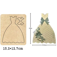 clothes wooden mold women skirt wood dies for diy leather cloth paper craft fit common die cutting machines on the market 2020