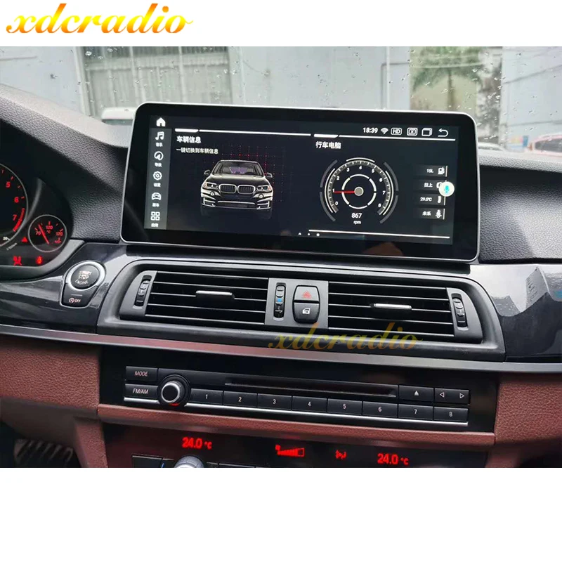 Автомобильный радиоприемник Xdcradio 12 3 дюйма Android 10 для BMW 5 серии F10 автомобильный