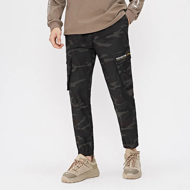 

SEMIR 2021 Autumn New Overalls Casual Pants Fashion Military Style Street Trend Loose Beam Pencil Trousers Cool Handsome