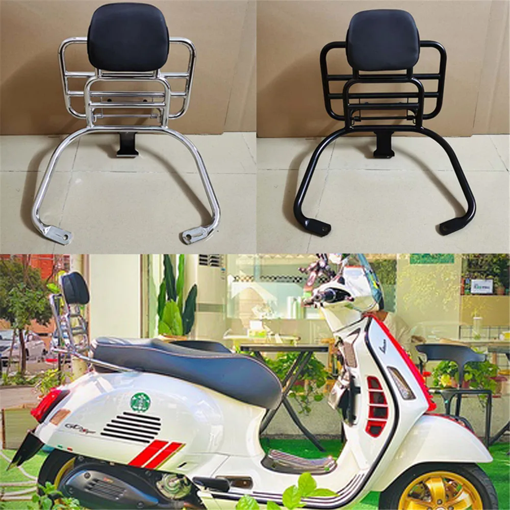 Задняя багажная стойка с бонусным металлическим зажимом для Vespa GT GTS GTV 60 125 150 200 250