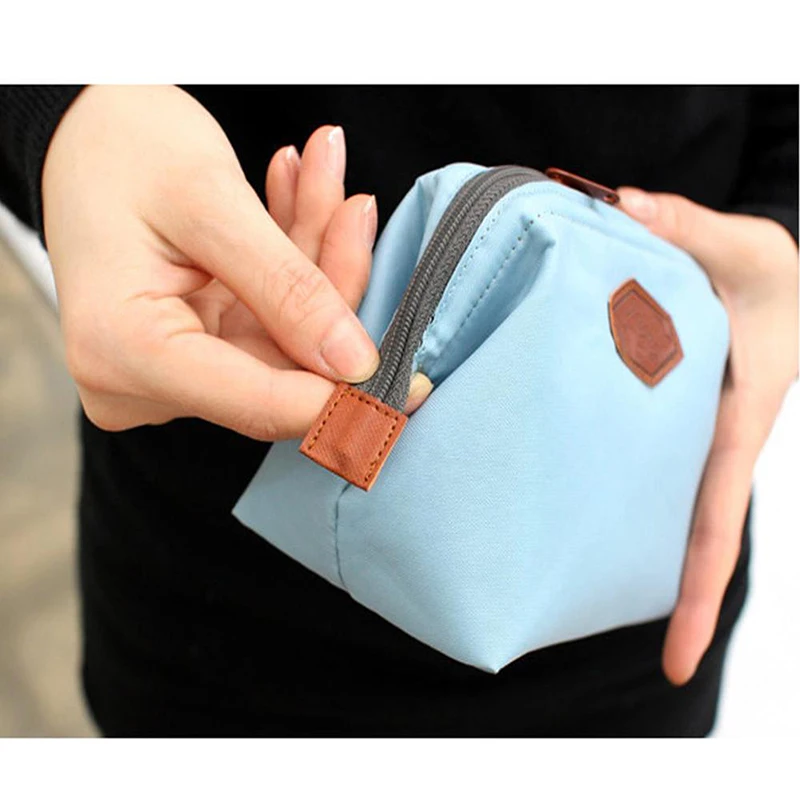 

Multifunctional Toiletry Bag Purse Dustproof Zipper Foldable Reusable Travel Cosmetic Wrap Wash Pack Carry Organizer Storage