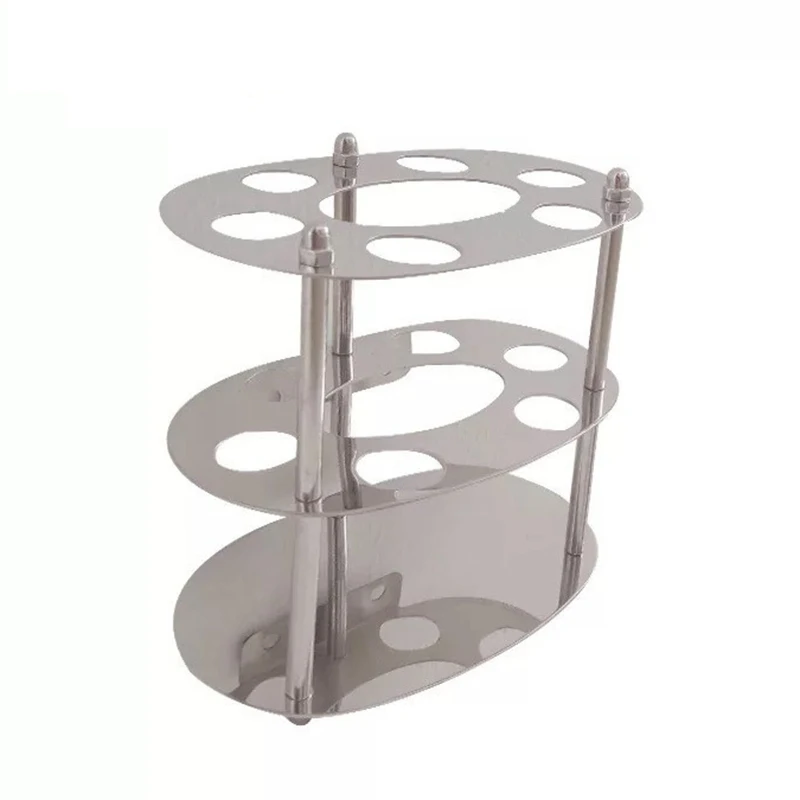 6 отверстий из нержавеющей стали полировальный держатель для зубной щетки полка