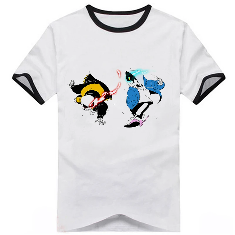 Лидер продаж Подлинная Рубашка для игр фриск Санс Чара унисекс игра ролевая