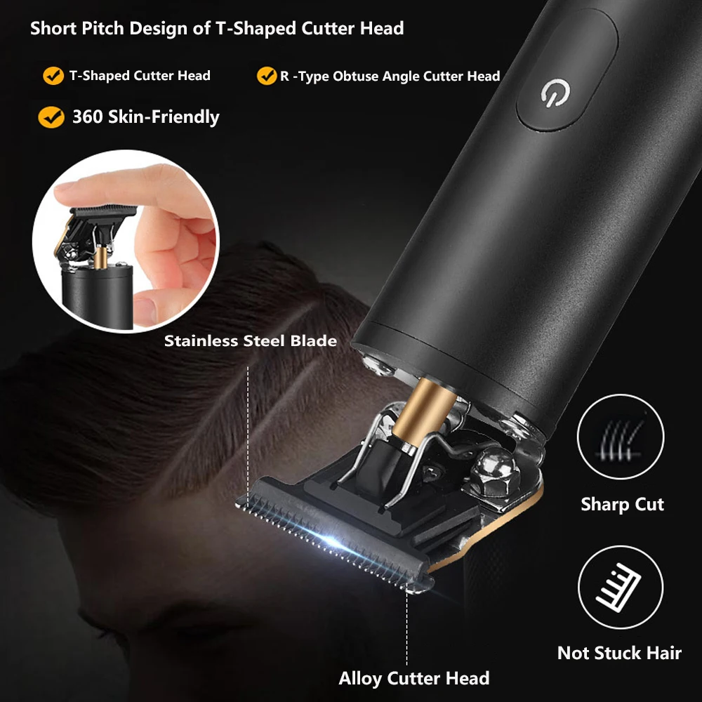 Профессиональный парикмахерский мужской триммер для волос стрижки бороды