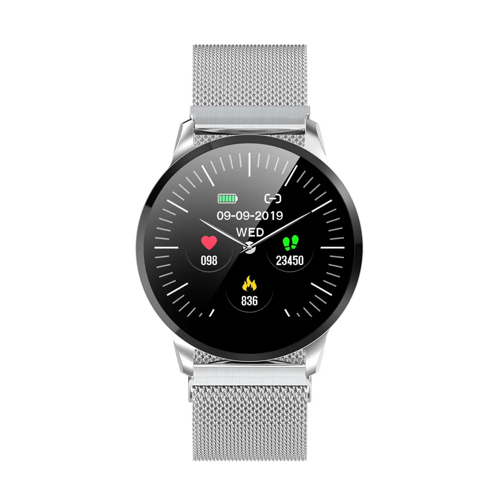Greentiger Новые смарт-часы для фитнеса для женщин монитор сердечного ритма Bluetooth Шагомер сенсорный Интеллектуальный спортивный Smartwatch VS L5 L7 F8