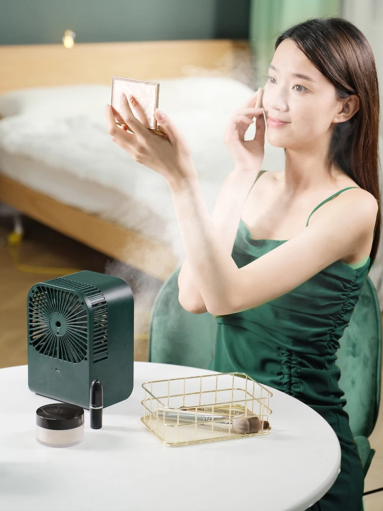 

Mini Air Conditioner Portable Household USB Charging Water Cooled Air Conditioner Spray Humidifier Air Cooler Water Cooled Fan