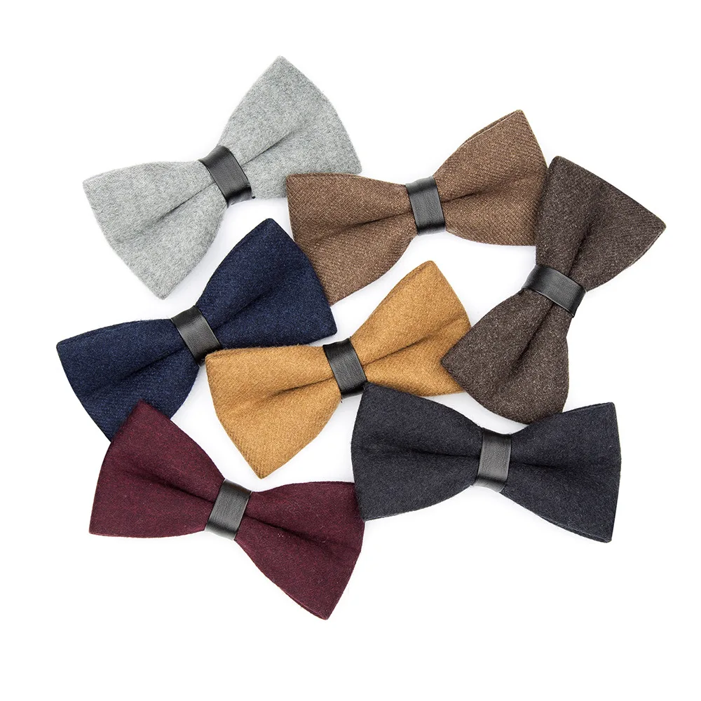 

10Pcs/Lot Pre-Tied Bow Tie Mens Safe Tie Bow Tie Red Cotton Bowtie Blue Man Green Bowties Grey Velvet Bowtie Dropshipping B103