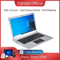 n3350 12 5 slim mini laptop 4g ram 64g ssd ultrabook portable business office small notebook black and silver netbook computer