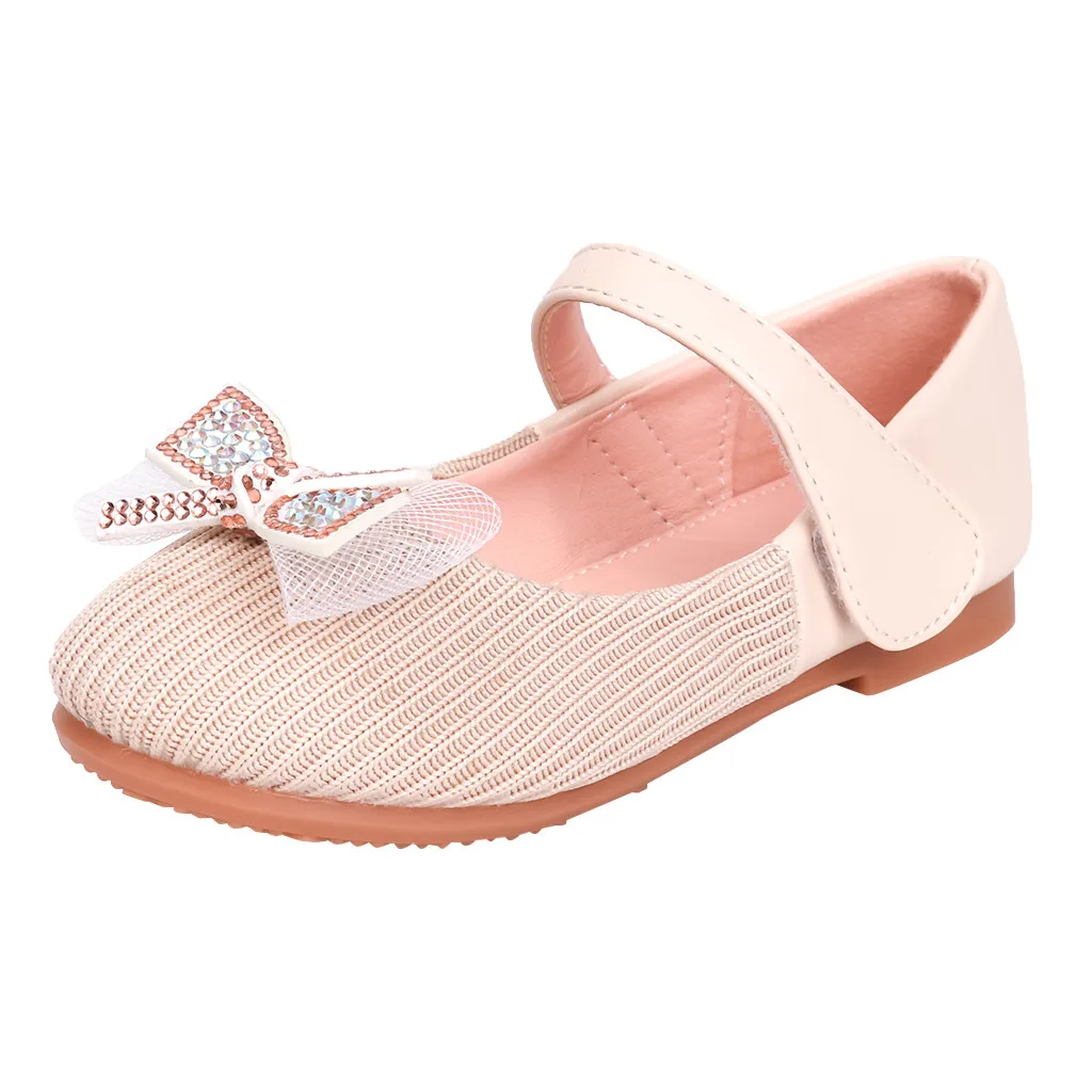 Сандалии для вечеринок Новинка обувь принцессы с бантом и жемчугом Весенняя