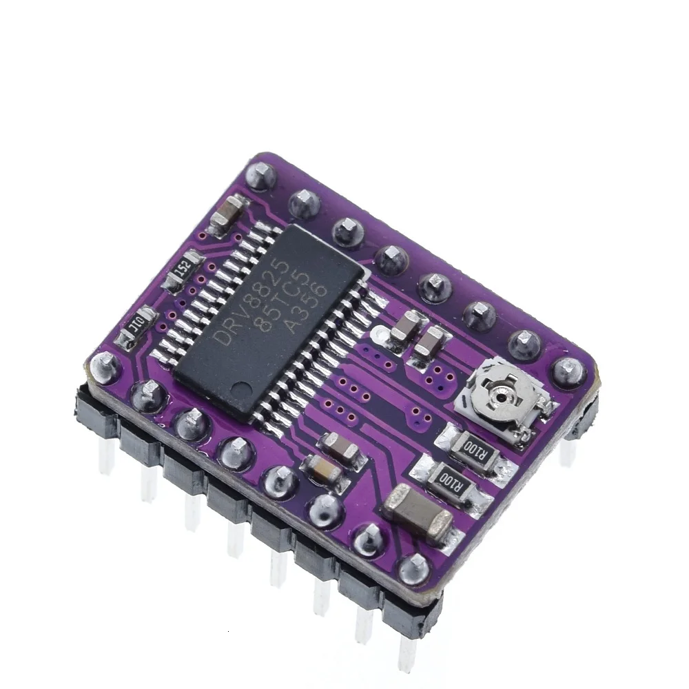 TZT 3d части принтера 1 шт. 3D-принтер Stepstick Drv8825 шаговый двигатель драйвер Reprap 4 печатная плата+ Замена A4988