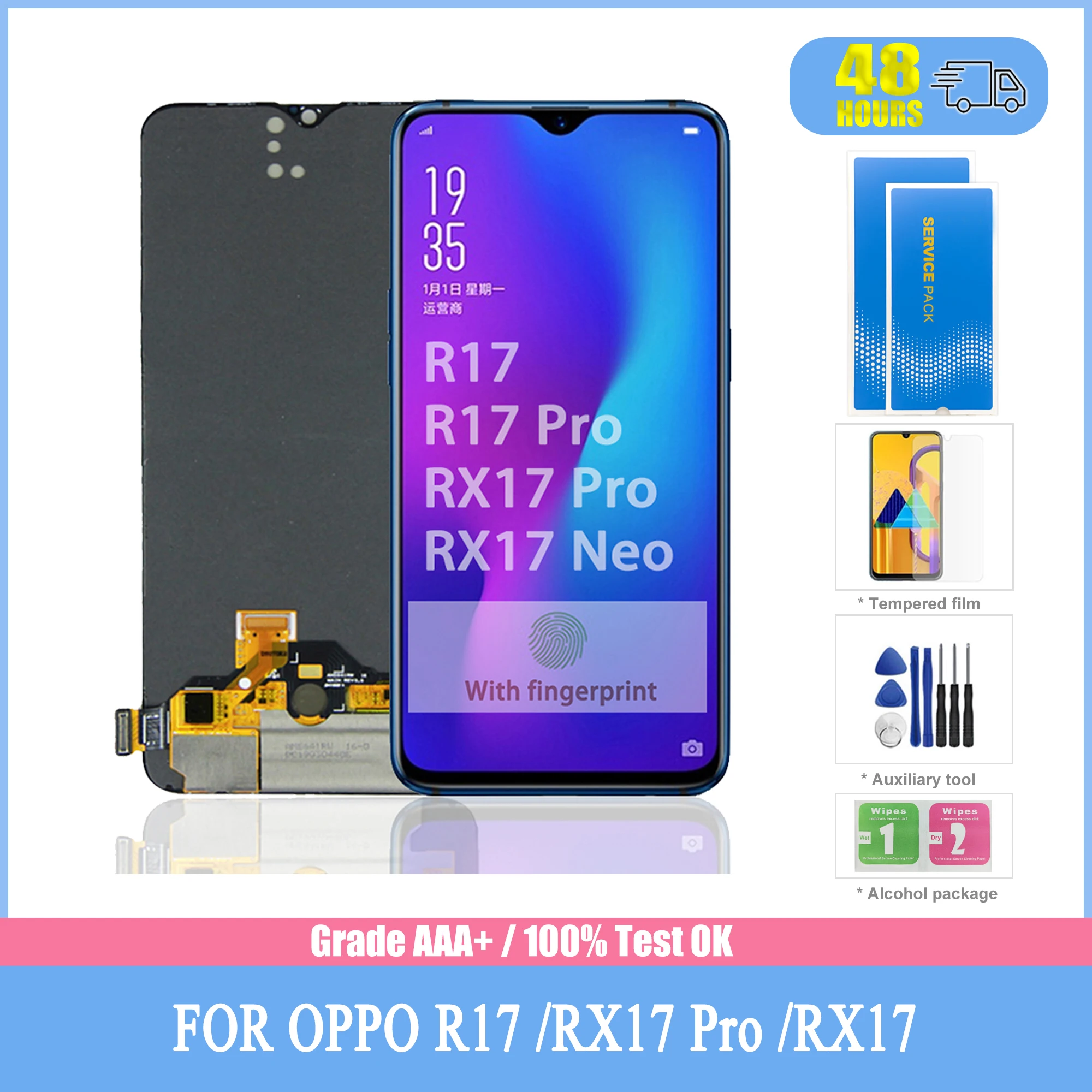 

ЖК-дисплей AMOLED 6,4 дюйма для OPPO R17 Pro, ЖК-дисплей для OPPO R17 RX17 Pro RX17 Neo, сенсорный экран, дигитайзер, монтаж