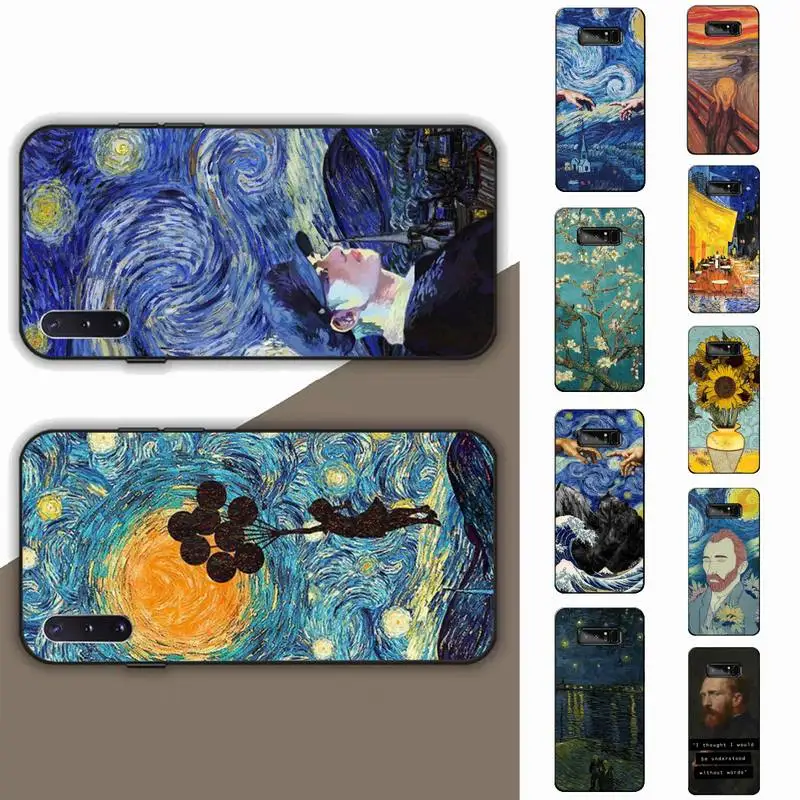 

Yinuoda Van Gogh oil painting Phone Case for Samsung Note 5 7 8 9 10 20 pro plus lite ultra A21 12 72