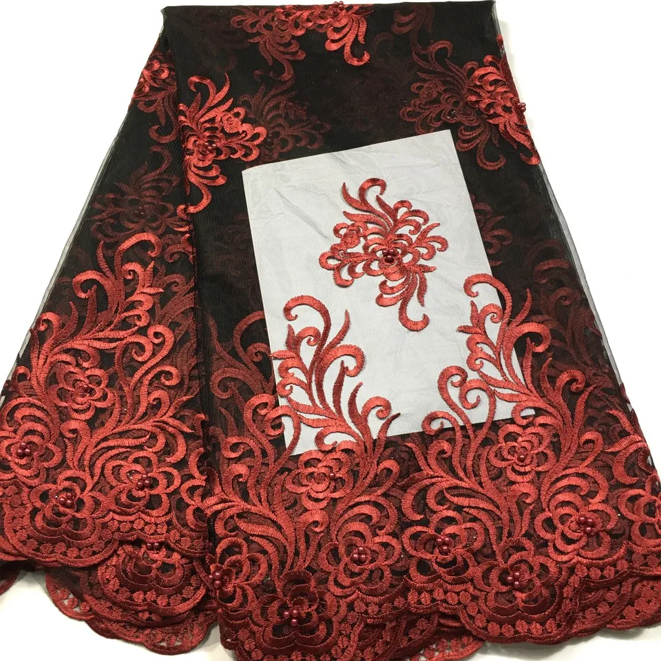 Королевский синий новейшие нигерийские кружева ткани высокого качества