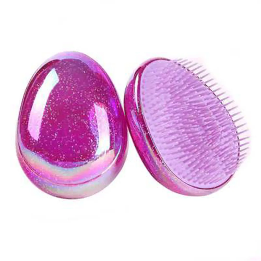 

1PC Hair Brush Comb Egg Round Shape Soft Styling Tools Hair Brushes Detangling Comb Salon Hair Care Comb For Travel Accessories