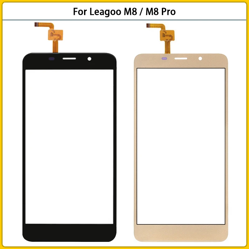 Сенсорный экран для Leagoo M8 / Pro черный/золотой|Сенсорные панели (тачскрин)| |