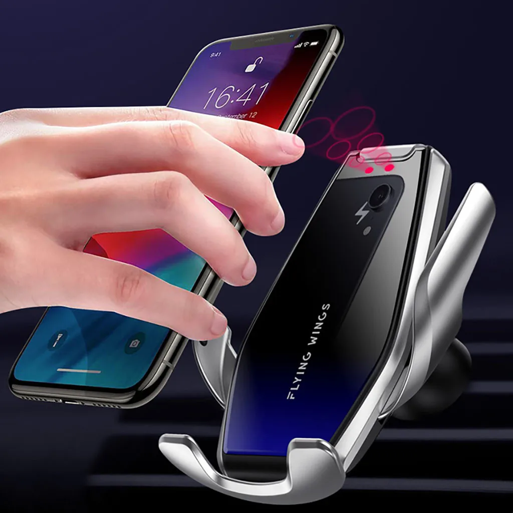 Беспроводное быстрое зарядное устройство Qi 10 Вт для Huawei Mate 20 Pro P30 Xiaomi Mi 9 Samsung S10