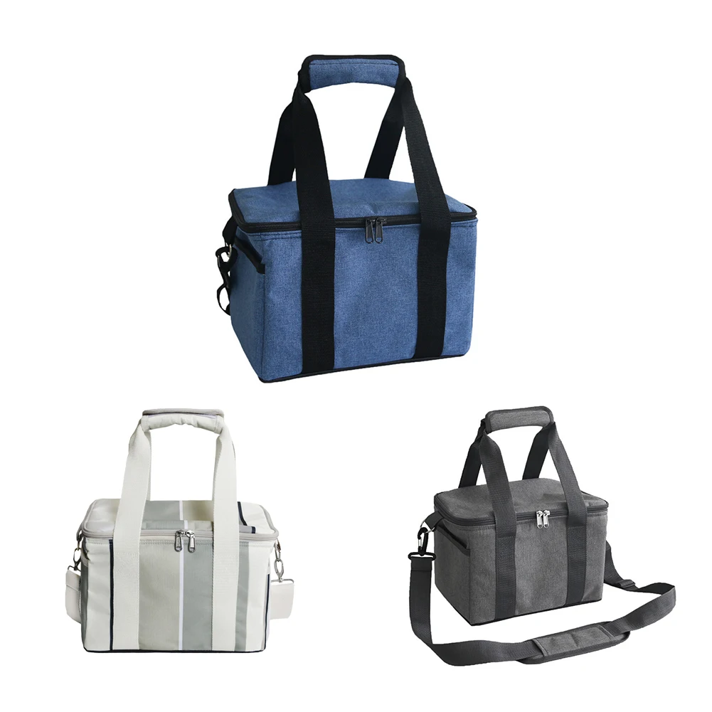 

Cooler Bag Collapsible Outdoor Picnic Bag Portable Insulated Thermal Cooler Bag For Camping Office School Lunch Box Lonchera