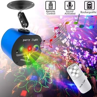 48 patterns dj party lights with strobe disco lights led laser stage lights sound activated flash projector lamp with remote