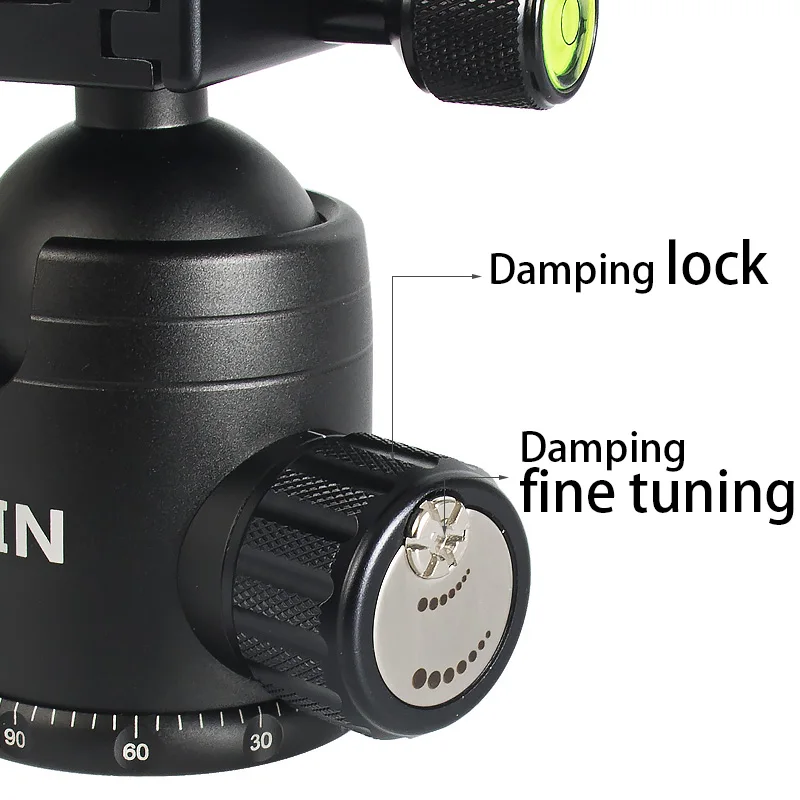 Сверхмощный штатив для камеры BEXIN G44 с шаровой головкой демпфирующей пластиной