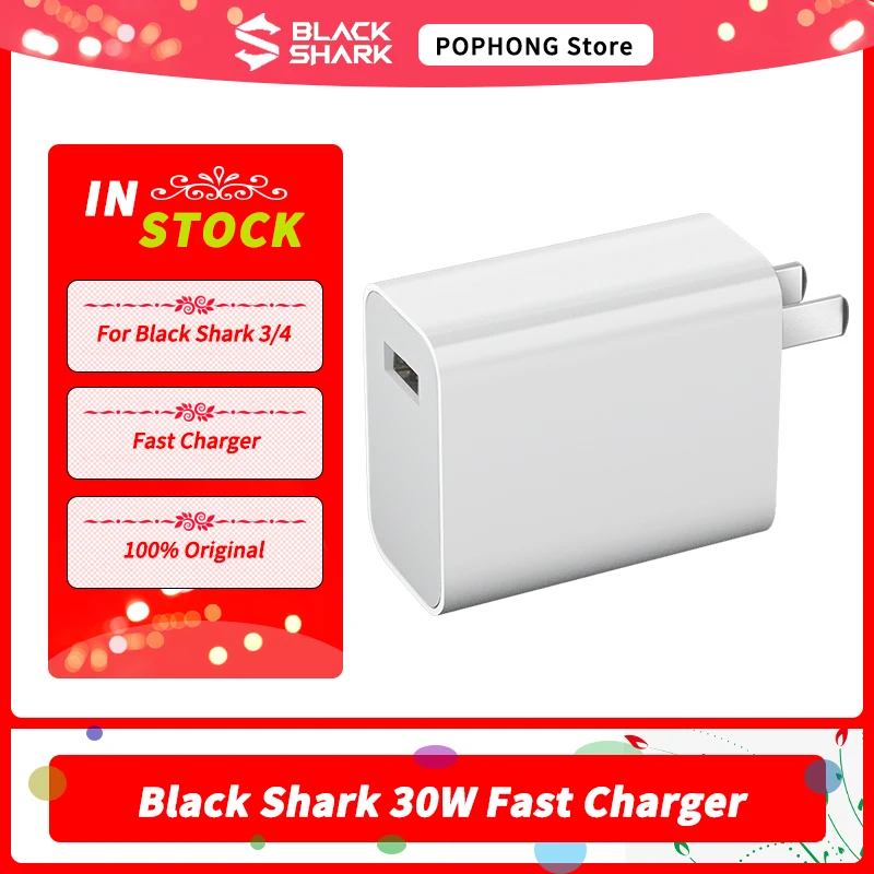 

New Original Black Shark 30W Fast Charger For Black Shark 3 3 Pro Fast Charger