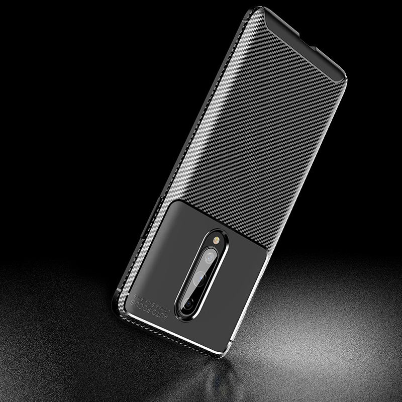 

Carbon Fiber Case For Oneplus 7 Pro 8 7T Pro Case Anti-knock Cover For One Plus 7 7T 8 Pro Protective Shell Cover Coque Back