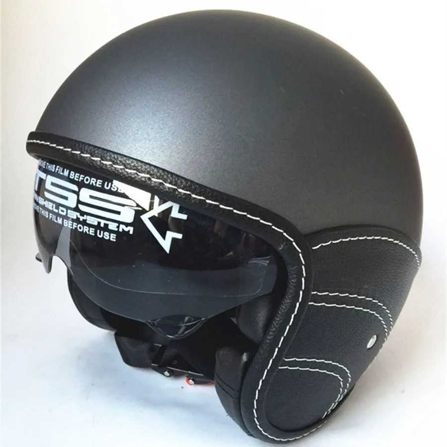

NEW Vintage Motorcycle Helmet For Men & Women Classic Retro Cruiser Motorbike Racing Open Face Helmet Lightweight DOT Certified