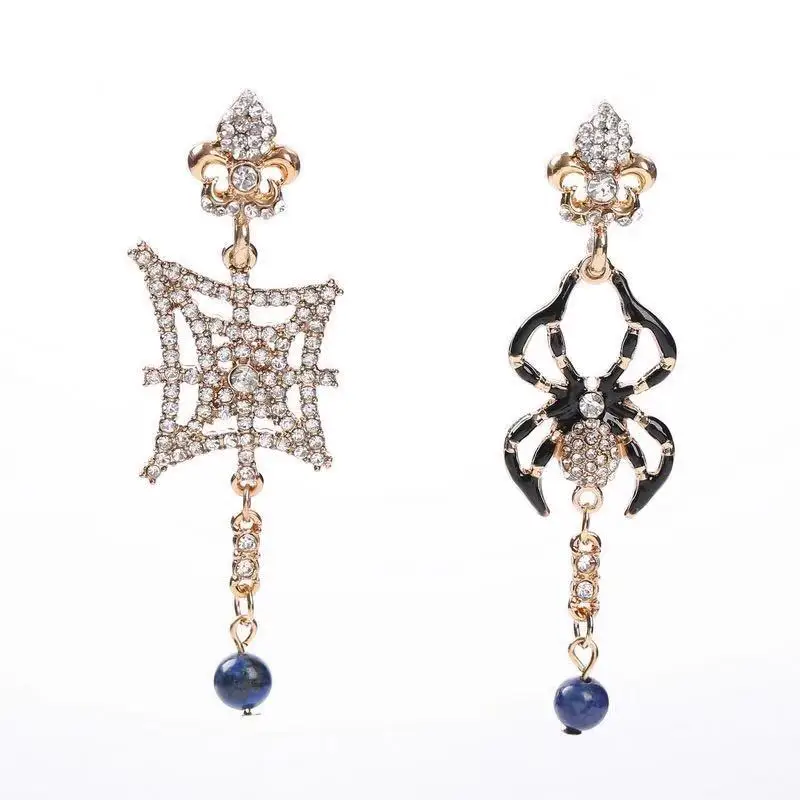 Популярные в Европе и Америке преувеличенные серьги масляные капли шипованные