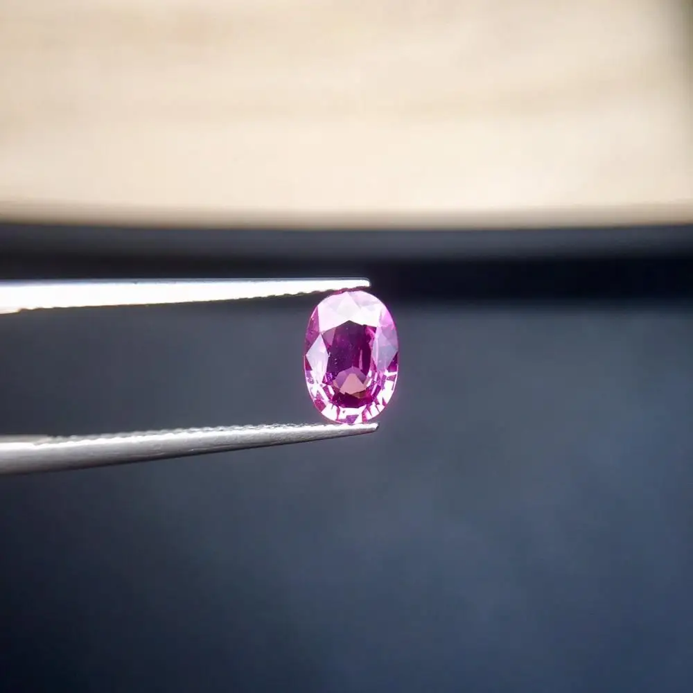 A409 розовый сапфир 1.04ct натуральный нежаркий Шри Ланка свободные драгоценные