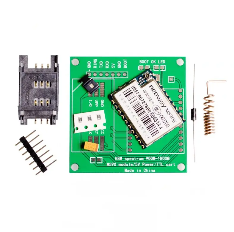 M590E GSM GPRS модуль Diy наборы M590 900m-1800m sms CPU MCU тест | Электронные компоненты и