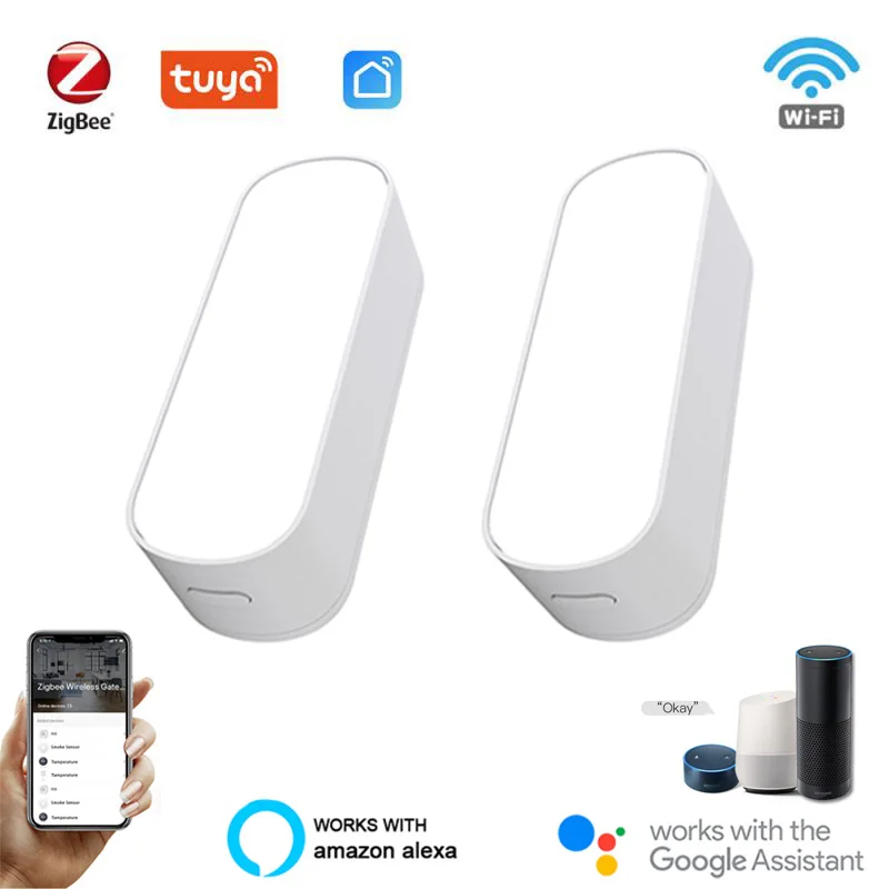 

Tuya Zigbee Smart Light Sensor Wireless Brightness Sensor Intelligent Lighting Detector Support Alexa Google Home Smartlife App