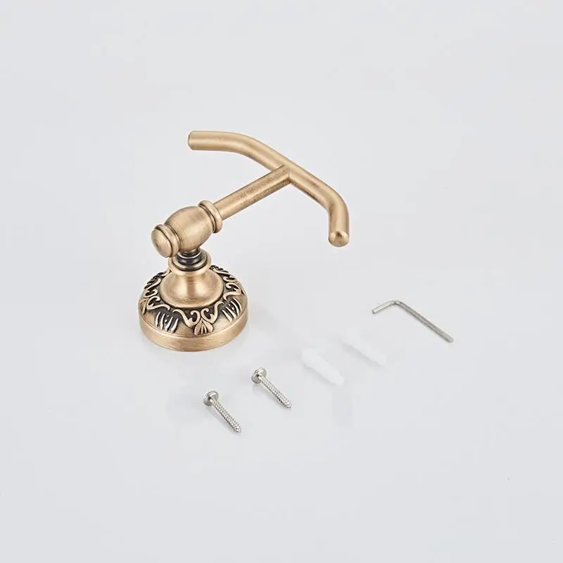 Антикварные/черные/белые настенные крючки для халатов вешалки полотенец один