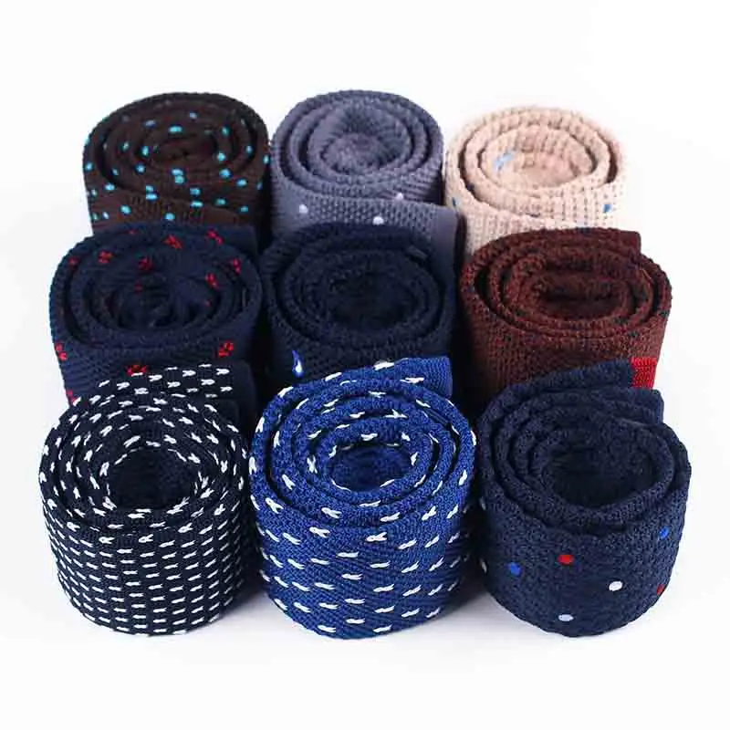 Linbaiway мужские галстуки вязаный жаккардовый галстук повседневная одежда Вязаные