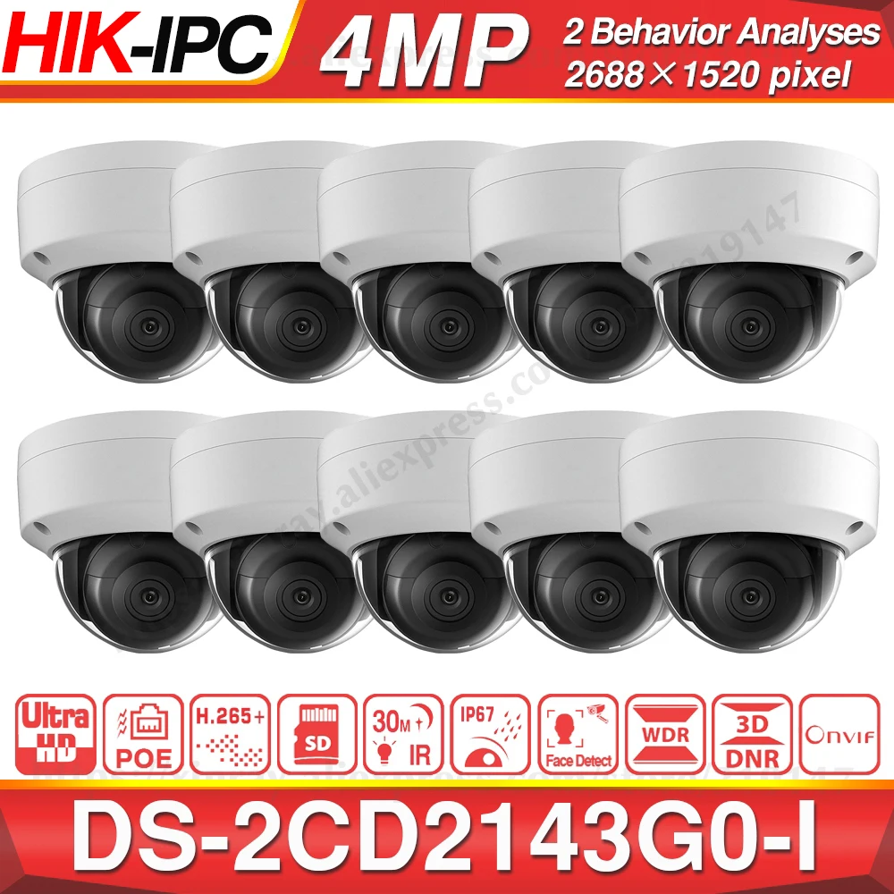Предварительная продажа Hikvision DS 2CD2143G0 I оригинальный IP Камера 4MP Сетевая купольная