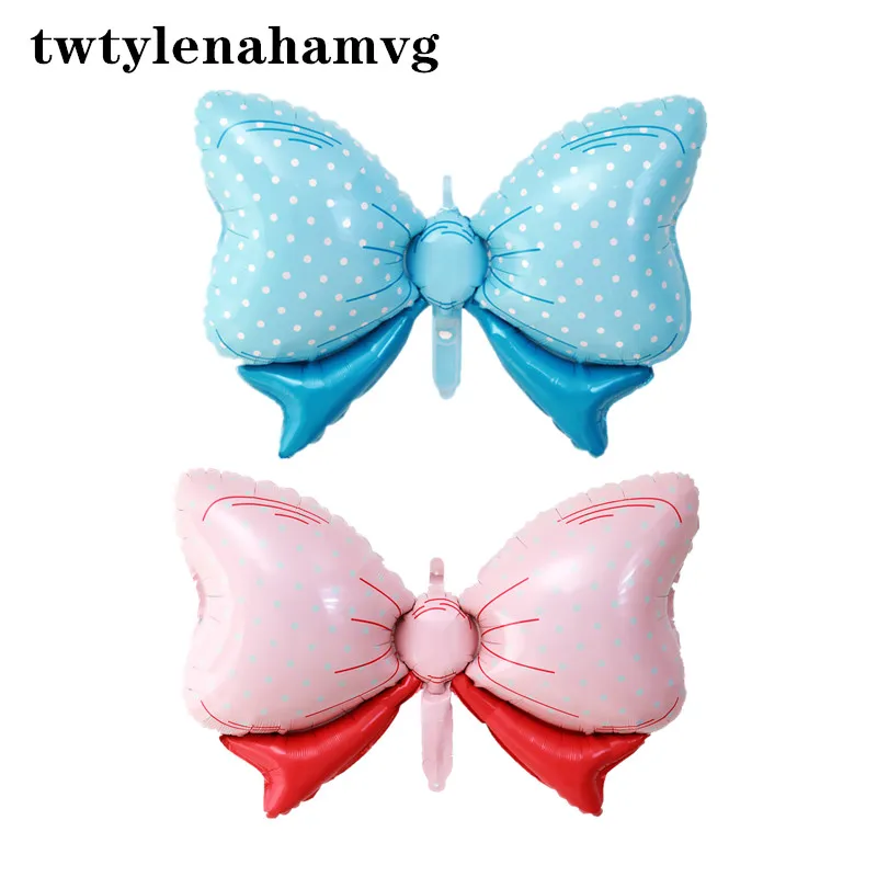 

Голубой розовый Средний лувечерние для девочек на день рождения воздушный шар из алюминиевой пленки украшение для детской ванны игрушка де...